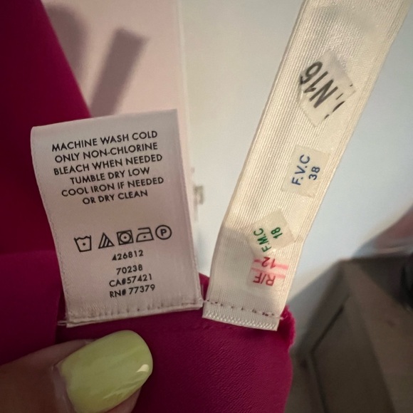 Ann Taylor Pink Cold Shoulder Midi Dress - Picture 6 of 7